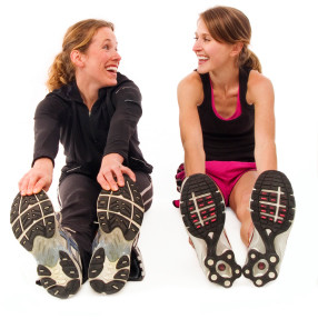 Photo of boot camp buddies training together.