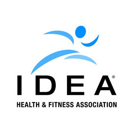 Logo of IDEA Health and Fitness Association.