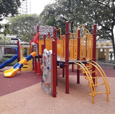 Image of a playground that is good for fitness workouts.